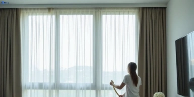 Delicate sheer drape cleaning warilla-nsw Matty Curtain Cleaning